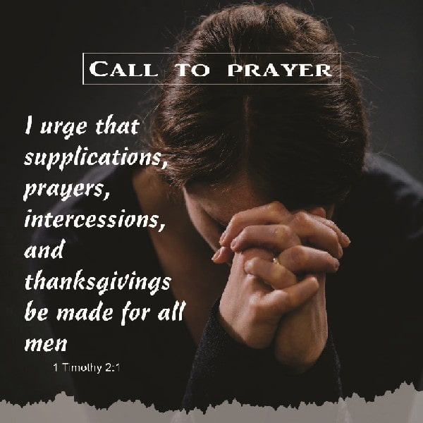 1 Timothée 2:1
